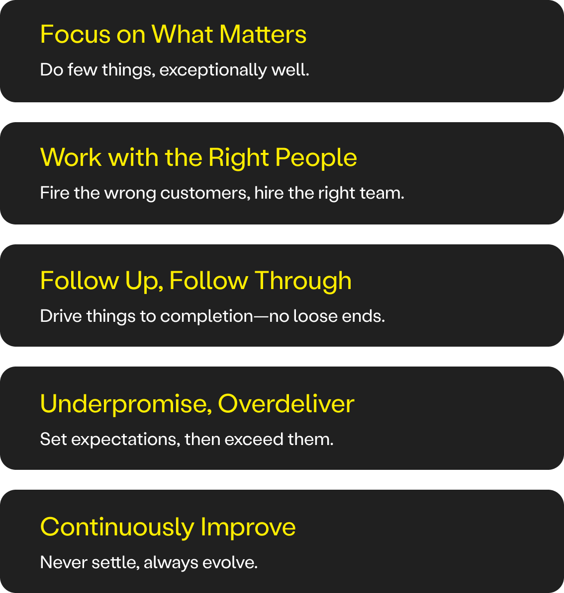 Lunchbox Core Values Lunchbox Core Values